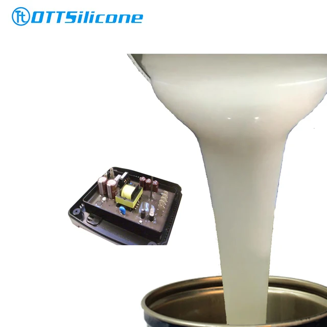 Liquid Silicone for PCB Junction-Box Fiber Optic Terminal Cable Electronic Potting RTV2 Silicone