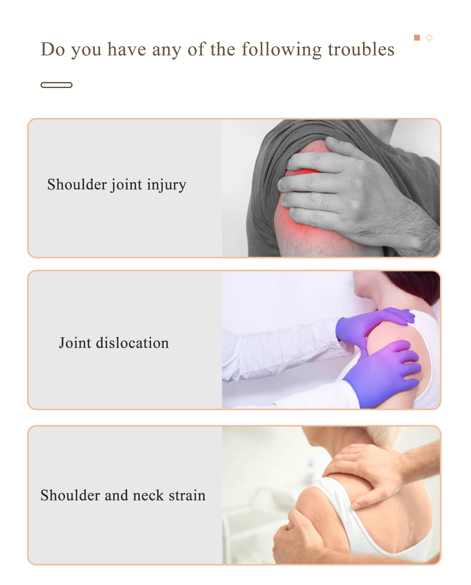 Shoulder Protection Bit Adjustable Shoulder Pads Support protection for Stroke Shoulder Joint ...
