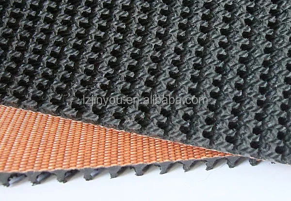 Black Rough Top Rubber Conveyor Belt 