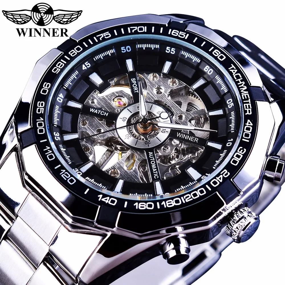 Luxury Designer Men's Automatic Watch - Stainless Steel