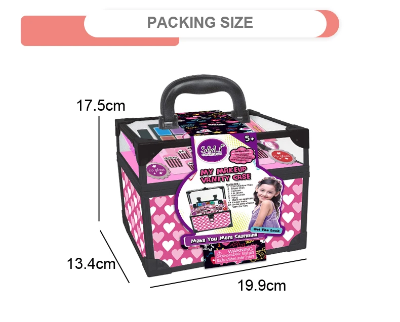 Низкий минимальный заказ, высокое качество, косметичка для девочек, игрушка, ролевая игра, туалетный чехол, игрушки, детские игрушки для девочек