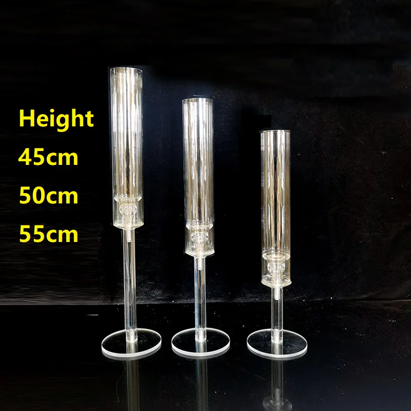 Clear Acrylic Candle Holder Wedding Candelabra Centerpieces Acrylic Candle Holders Party Wedding