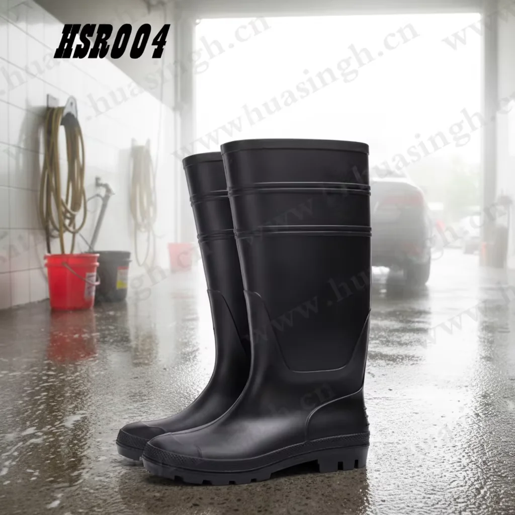 LXG, Fattoria Giardino: Scarpe da acqua alte certificate CE a prezzo stracciato per il lavaggio auto, antiscivolo e impermeabili, stivali da pioggia in vendita, modello HSR004