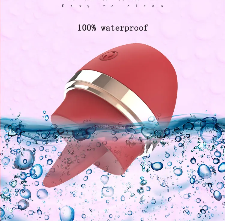 10 Intensity Levels Let You Tailor Your Experience Women Sex Toy With Tongue and Suction Oral Licking Sex Product