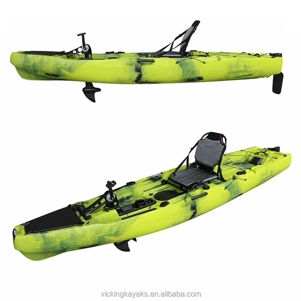10.5ft Fishing Pedal Kayak For Fishing One Person Single Seat Kayak 11