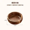 Acacia wood bowl 13*6cm