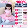Pink Tulle Dress Black Hair Girl