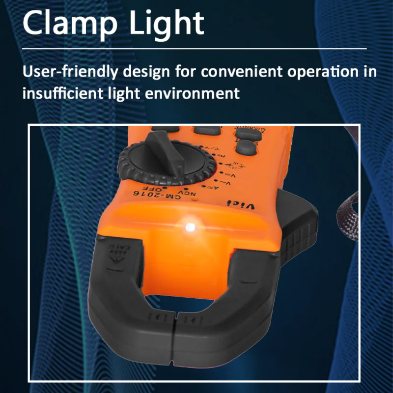 Цифровой измеритель-зажим vicmeter CM-2016 AC/DC 3