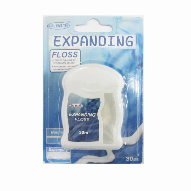 Органическая шелковая зубная нить с индивидуальной упаковкой для ухода за полостью