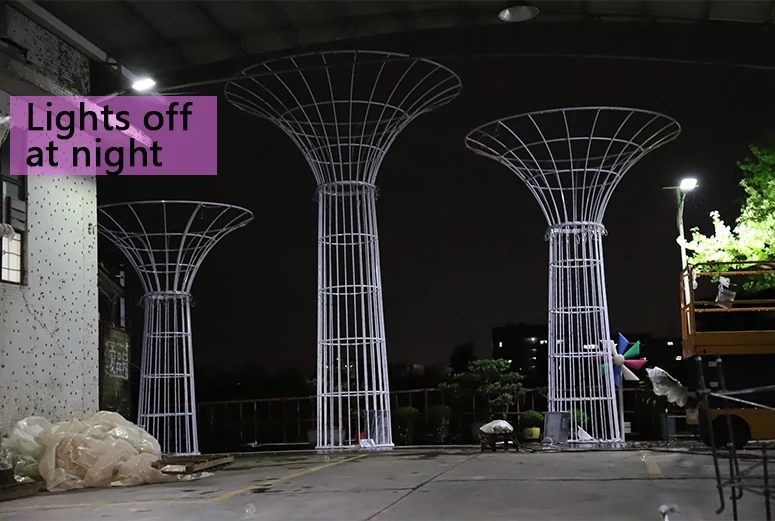 Custom Outdoor 3D LED Tower Tree Light | IP65 Waterproof Christmas Holiday Decoration | Cultural Tourism & Festival Motif Lighting