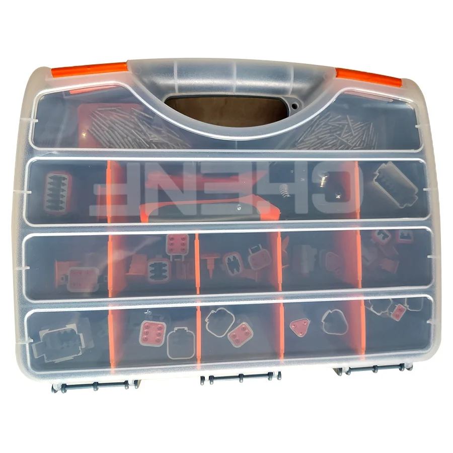 Deutsch Connector Kit with Crimping Tool Female Male Automotive Stamped Contacts for Auto Connectors  Wire Connectors