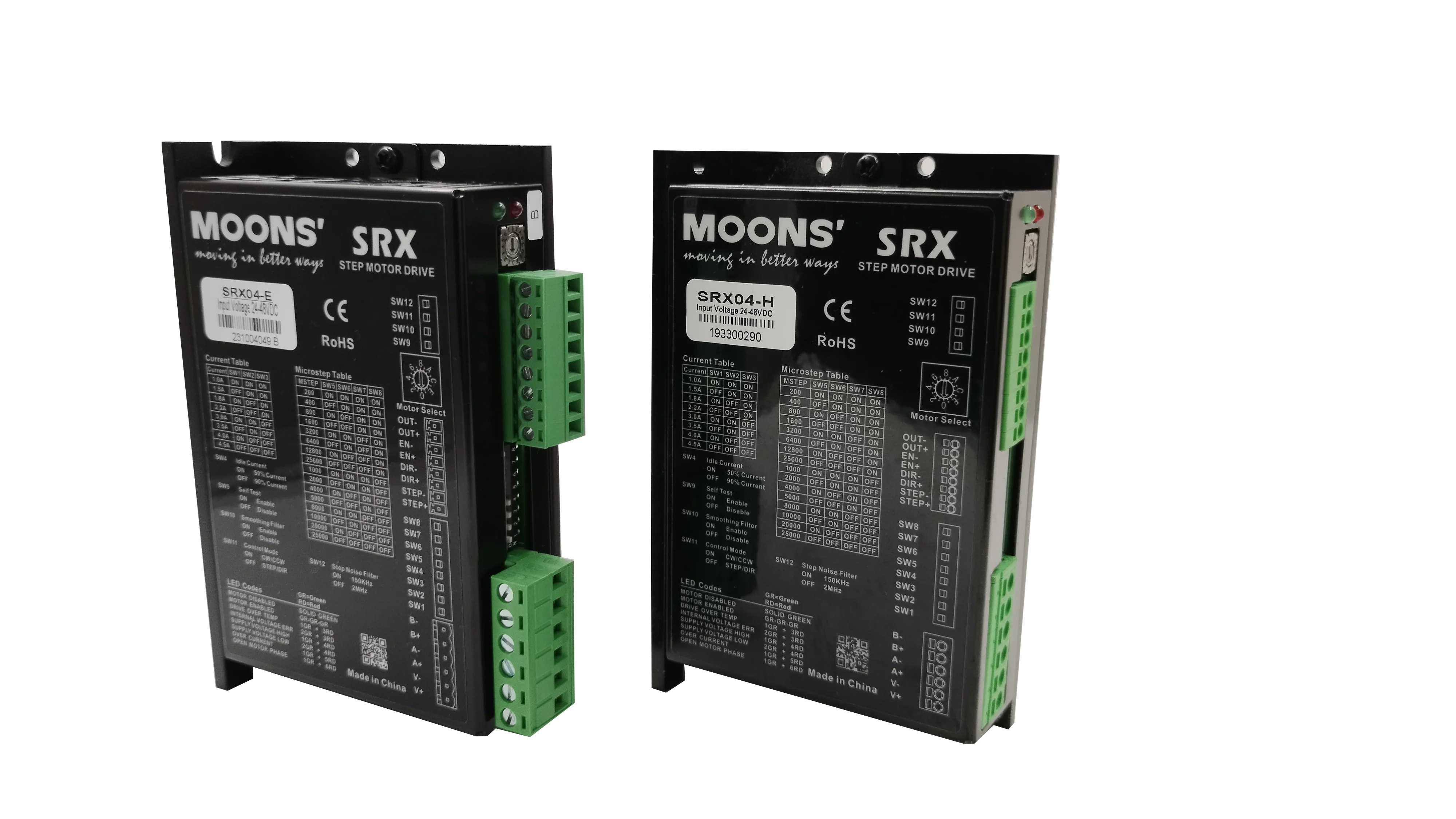 MOONS SRX08-H Stepper Motor - Reliable Performance & Efficiency