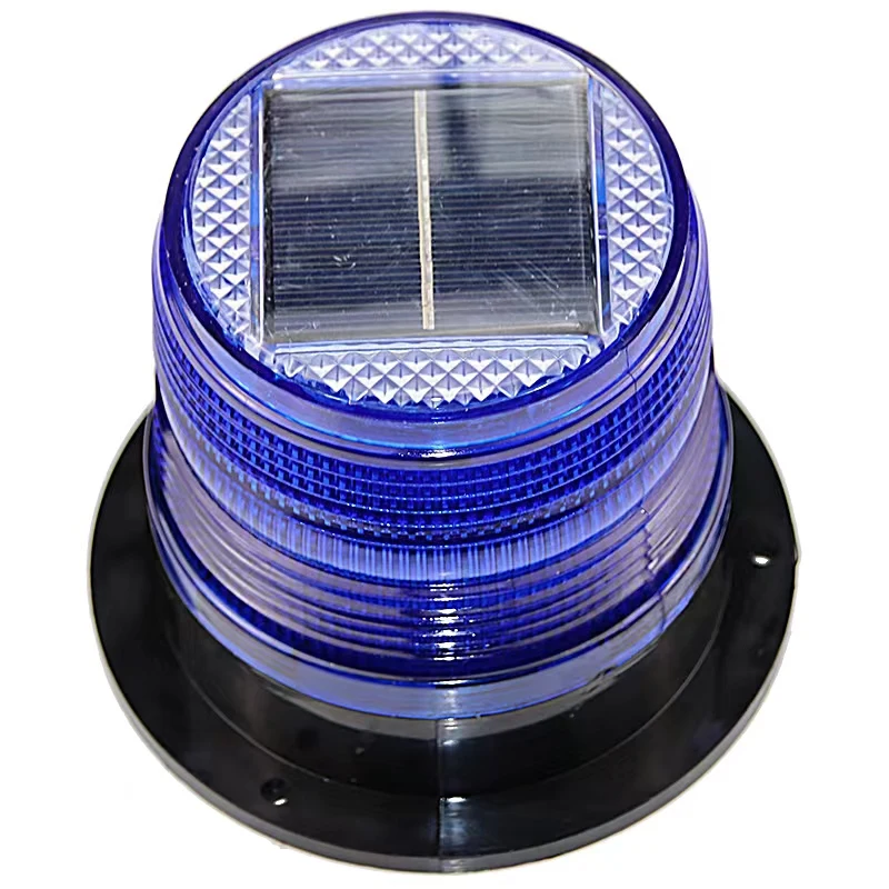 Solar Power Warning Beacon Led Flashing Magnetic Strobe Lights
