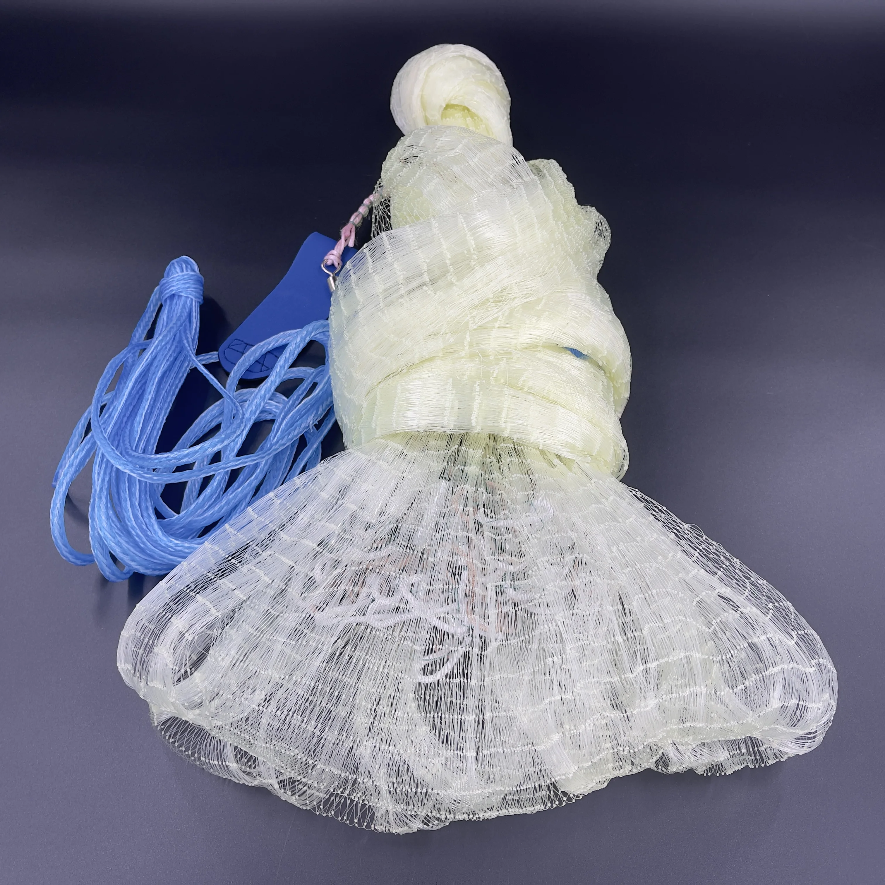 Bottom Pocket 12FT Korean Style Cast Net Chain Sinkers Hand Throw Fishing Net Small Mesh Traditional Cast Fishing Net Bottom Pocket 12FT Korean Style Cast Net Chain Sinkers Hand Throw Fishing Net Small Mesh Traditional Cast Fishing Net