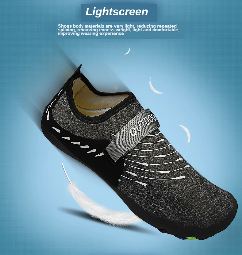 Mejor Precio resistente al desgaste aquashoes playa hombres aqua