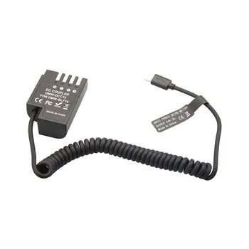 TYPE C PD Power Supply Adapter to DMW-DCC12 DC Coupler DMW-BLF19 for DMC GH3 GH4 GH5 Digital Cameras detail image