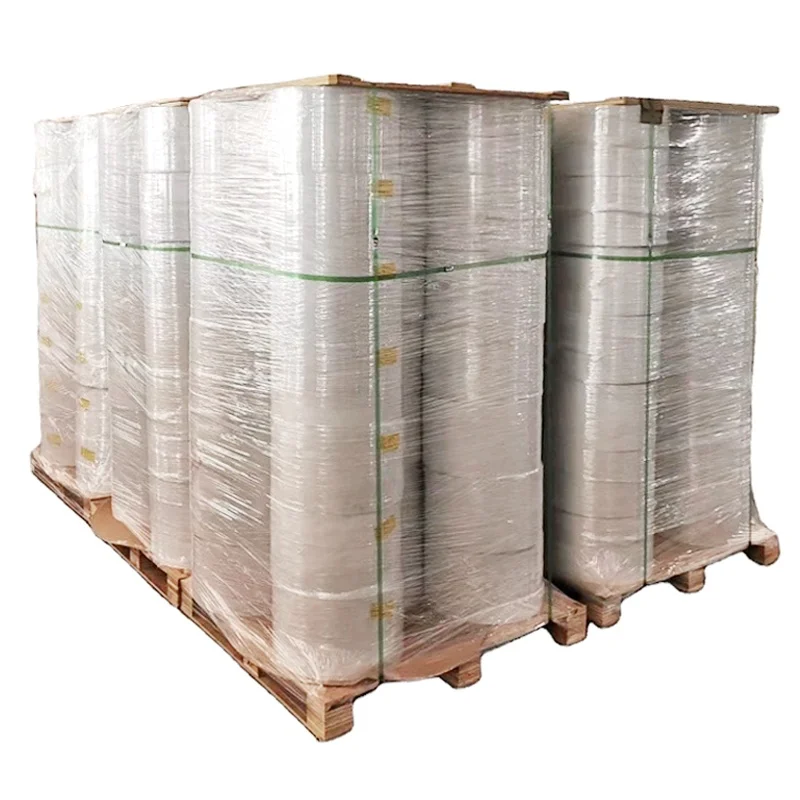 Customizable Strong Adhesive PE Label Material Factory-Supplied Clear White Hot Melt Acrylic for Packaging Labels
