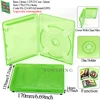 Caja de 1 DVD de 14 mm G03A - Verde
