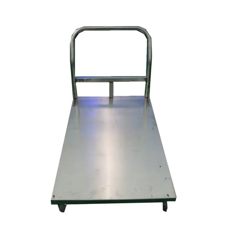 Custom Steel Demolition Warehouse Truck Heavy Duty Platform Trolley