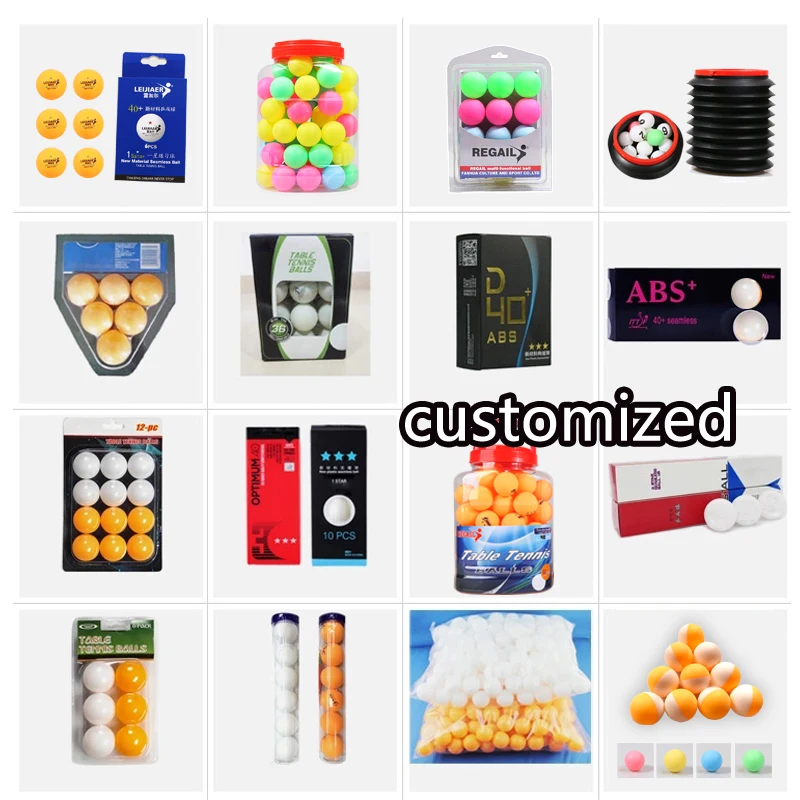 Профессиональный высококачественный мяч для настольного тенниса из АБС-пластика черный зеленый розовый желтый пинг-понг оптом