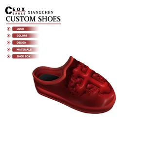 2026 Hot Sale Fashion Custom Support Slippers Unisex Super Chunky Upper Sandal Men Custom Mule Shoes