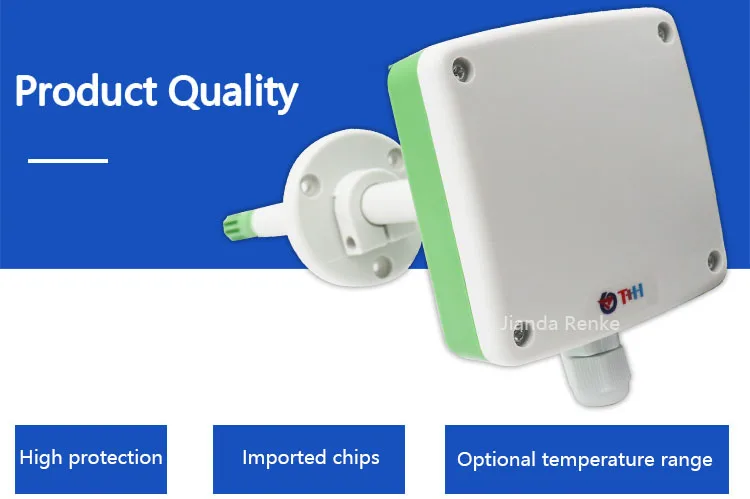 HVAC Humidity & Temperature Transmitter for Duct Mounting Envirotech Online