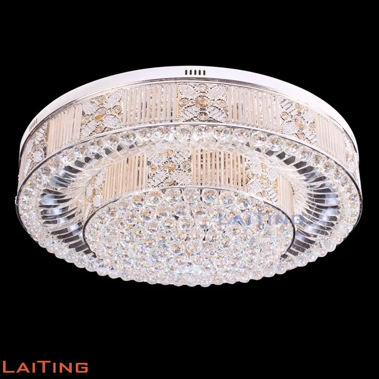 Salon CFL Ceiling Light K9 Crystal Chandelier Lighting