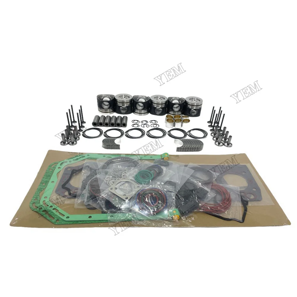 Replacement Overhaul Gasket Kit With Cylinder Gaskets Set Piston Rings Bearing Valves Suitable for Deutz BF6M2012 Engine Parts 4