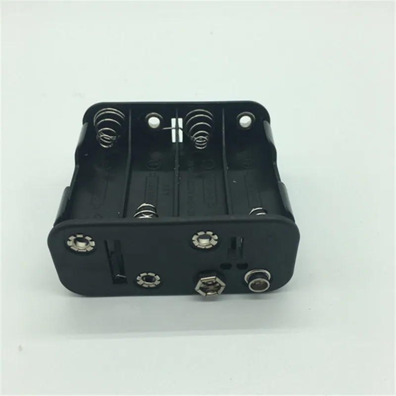 Side by 8aa Battery Holder square Type with 9V Snap