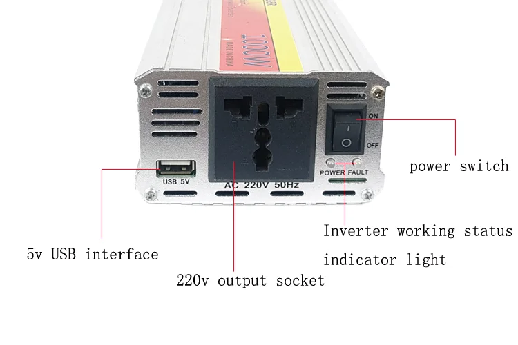 High quality 2000W inverter with 20A charger Built-in charger inverter