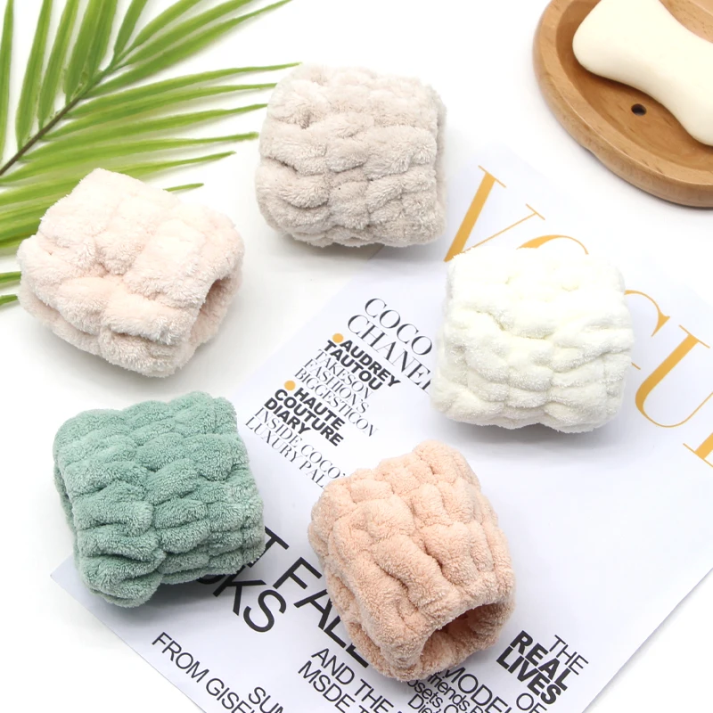 Spa Wrist Washband Wash Makeup Wrist Towel Scrunchies Hands Absorbent