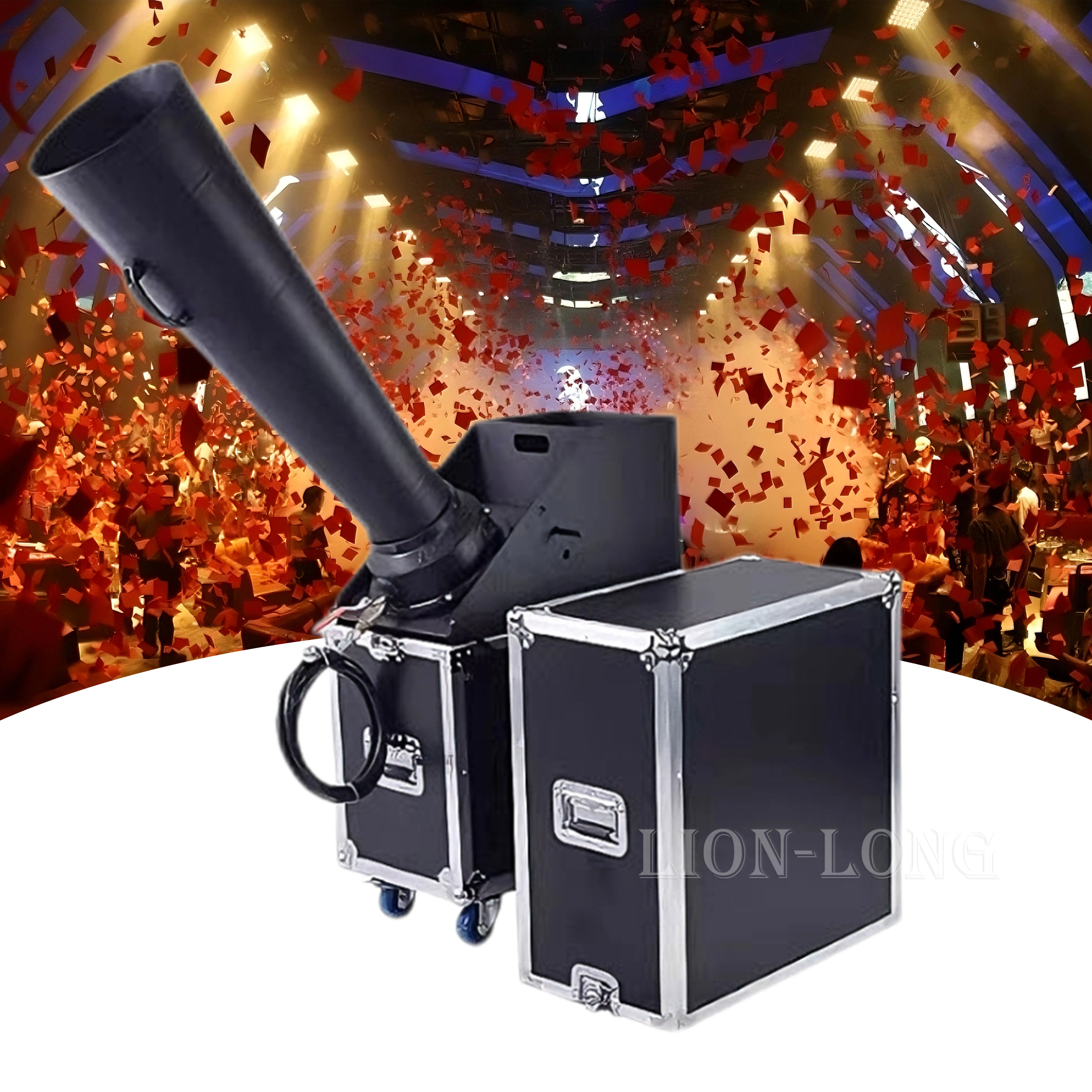 Electric Dry Ice Confetti Machine Stage Party Wedding Decoration ...