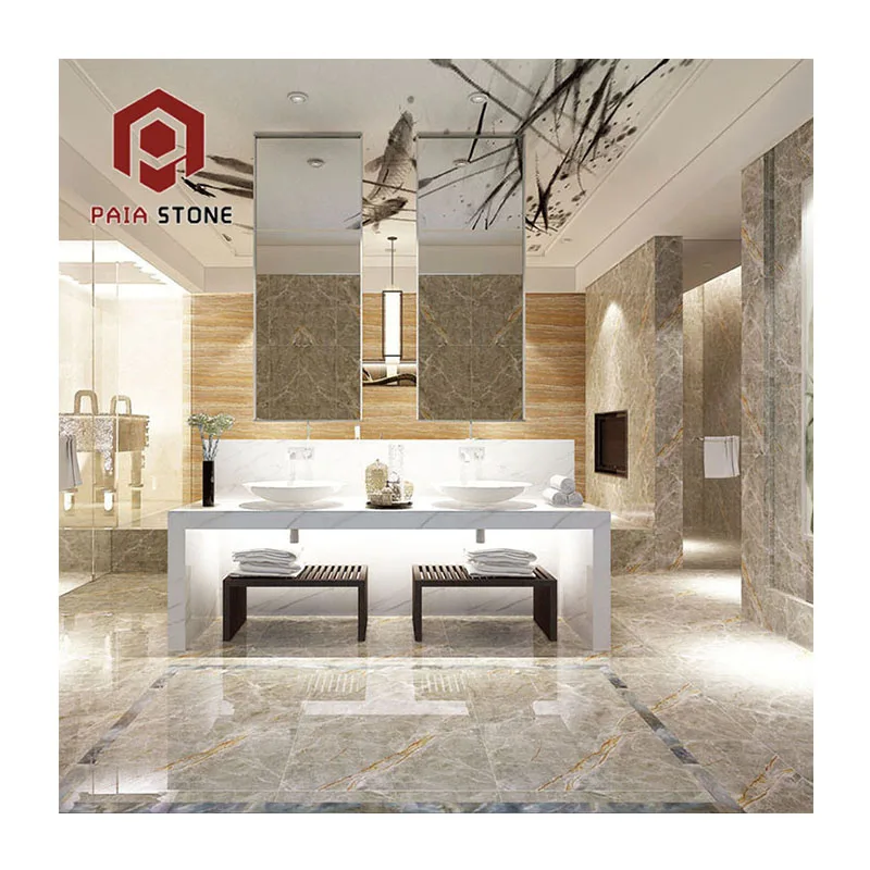 Gạch đá cẩm thạch màu xám đậm Paz giá rẻ, bán trực tiếp từ nhà máy Trung Quốc