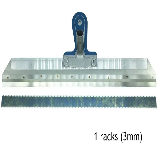 2/3/5/8mm stainless steel notched squeegee epoxy
