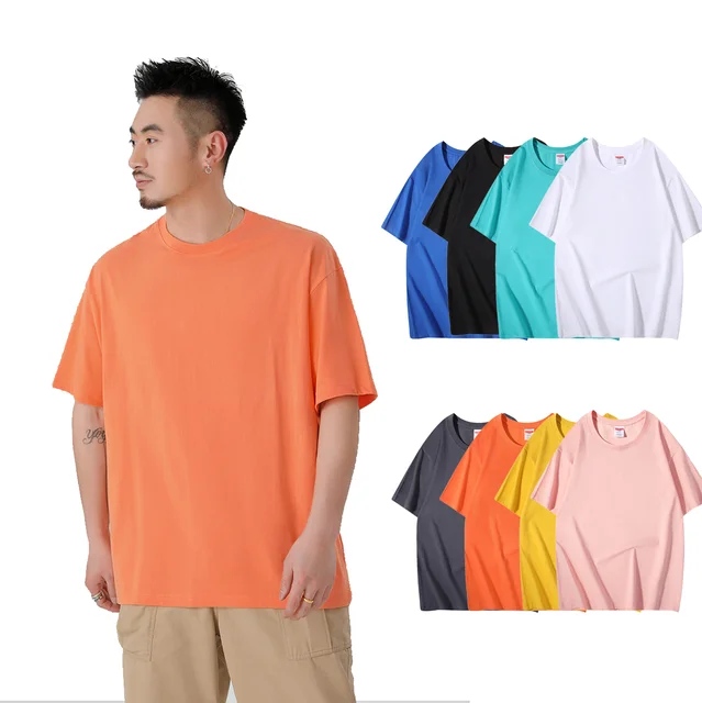 Wholesale Cheap Custom T-shirt High Quality Custom Logo Men's T-shirts Plus Size Men's T-shirts