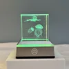 Jellyfish 5cm cubic silver square touch base