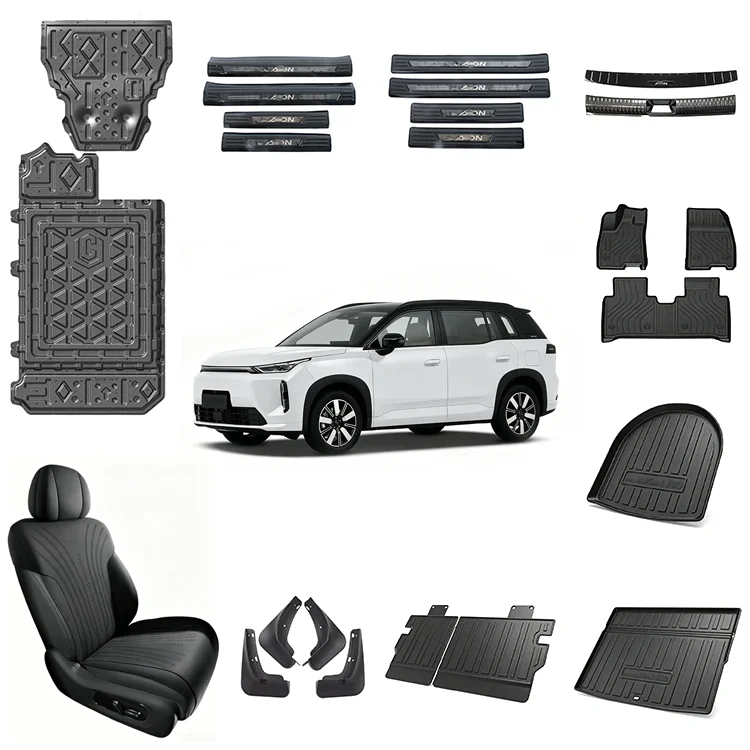 Maremlyn EV Car Accessories for GAC Aion i60 Skid Plate Aluminum Magnesium Chassis Guard Plate 4 Colors Seat Cushion Modification Parts