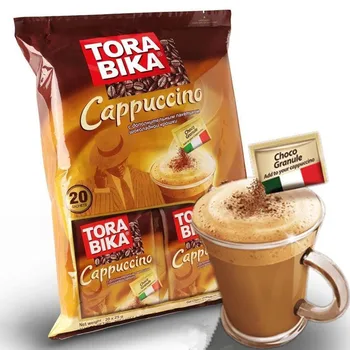 Italian TORABIKA Triple Mocha Instant Coffee Imported Indonesian Cappuccino 500g Powder Bitter Taste Caffeinated Sugar Flavored