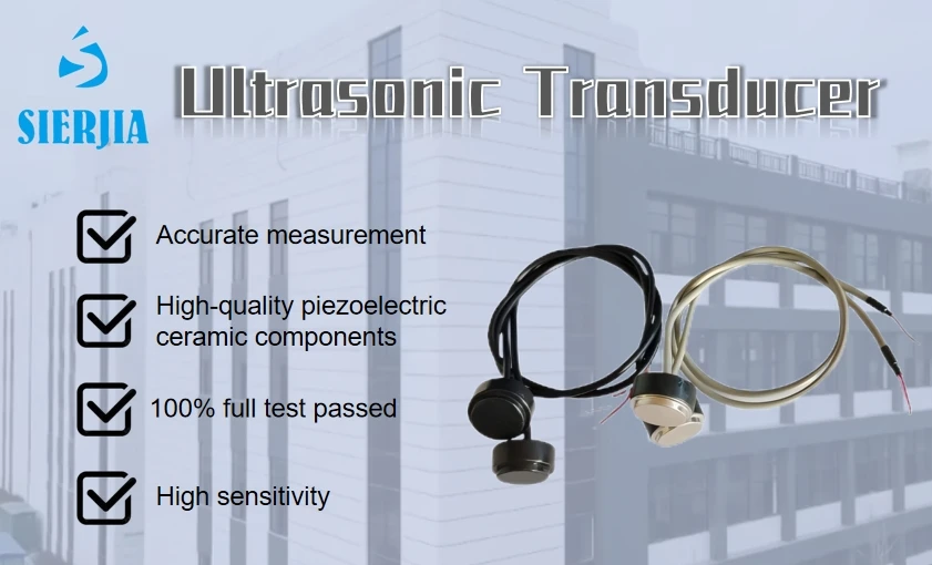High Sensitivity 1MHz Waterproof IP68 Piezoelectric Ceramic Ultrasonic ...