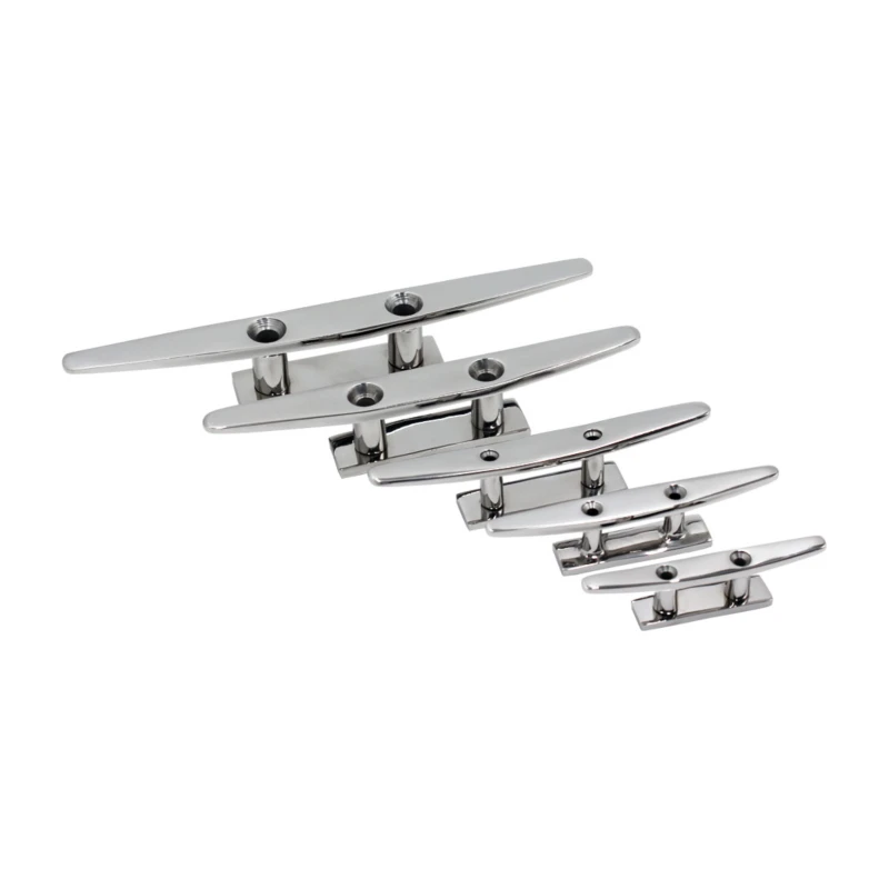 Boat Accessories Stainless Steel 316 Boat Mast Deck Mooring Cleat 6