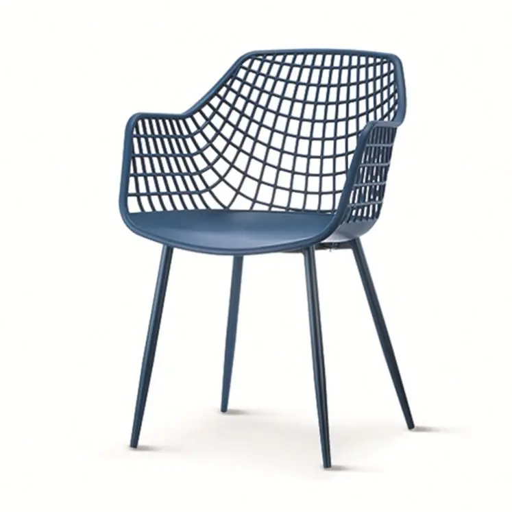 High Quality  Modern Design  China Factory Plastic Mesh Chair Restaurant PP Seat Plastic Restaurant Chairs