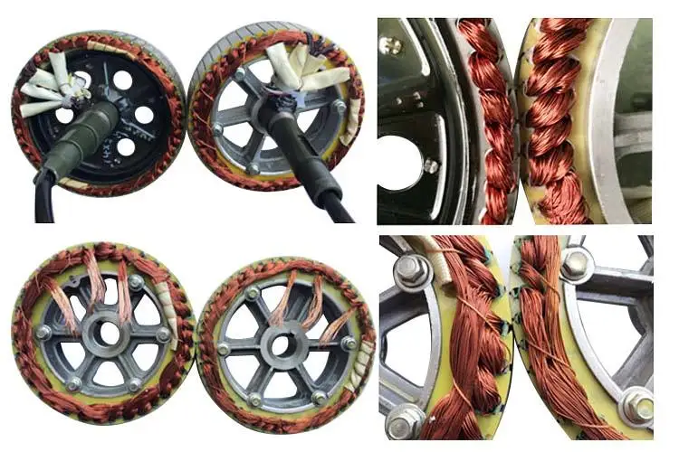 Dual Hub Motor 8000w 96v Concave Design Brushless Dc Gearless In Wheel