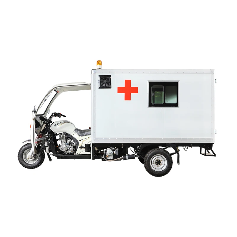 2020 Newest 250cc Promotion Three Wheel Passenger Ambulance Tricycle in Africa Cargo Bike