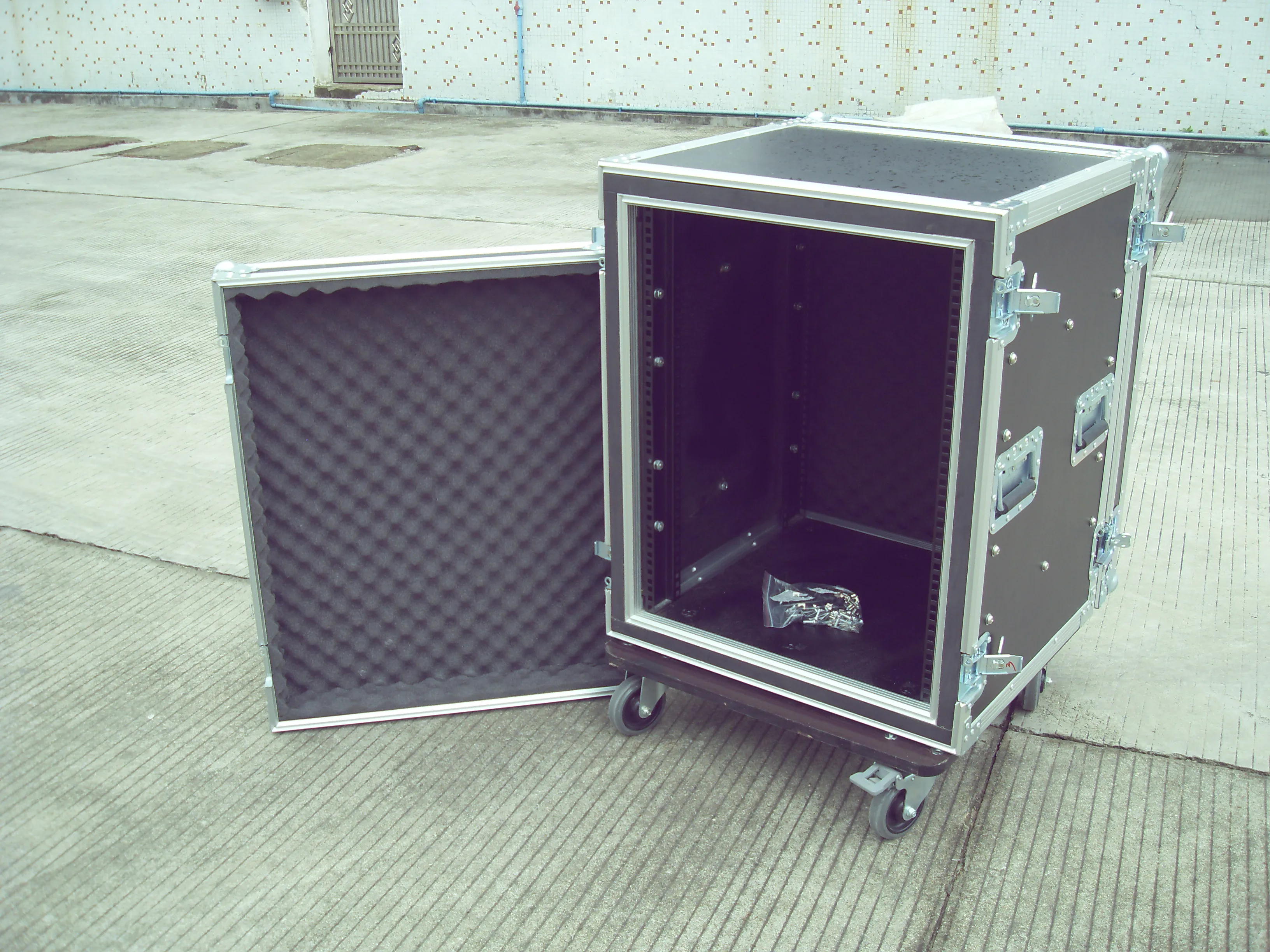 Aluminum Custom Flight case Folding Portable Dj Table Top Quality