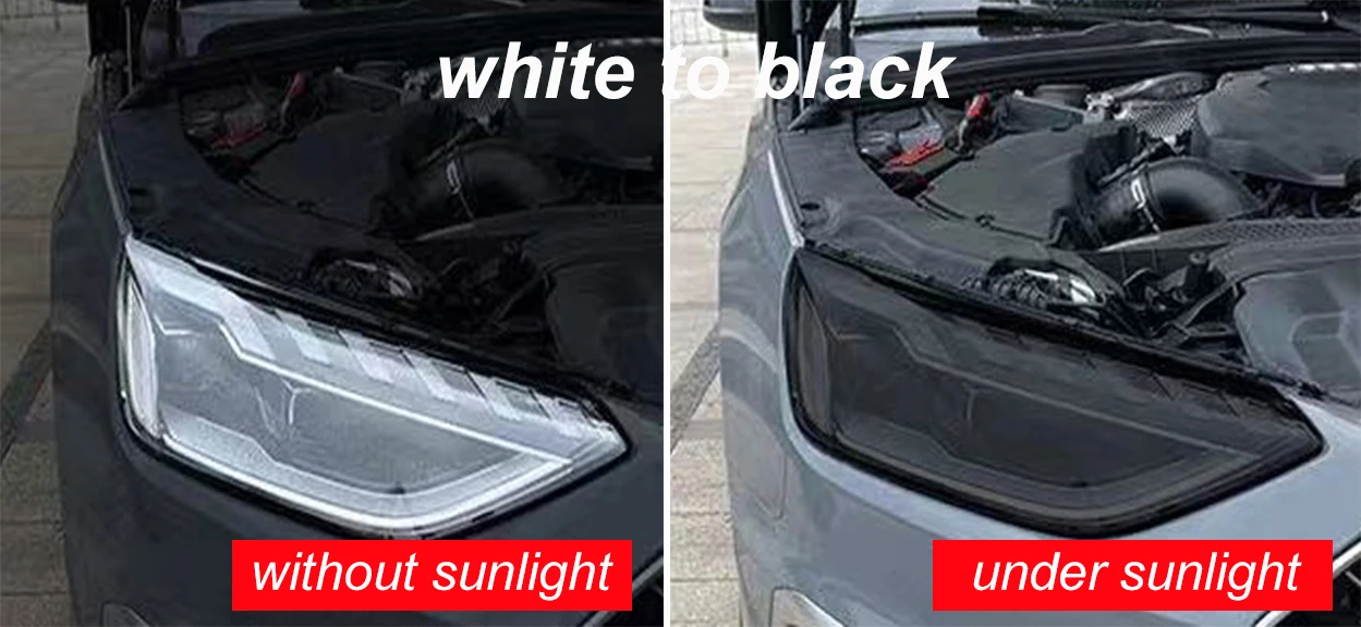 Anti Yellowing Purple To White And Black To White Automotive Ppf Film