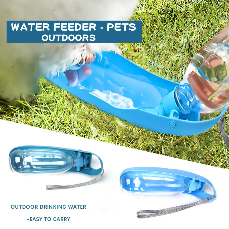 Hot Sale Pet Feeder Water Pet Bottle for Dogs Outdoor 500 ML Pet Products Drink Feeding Water Bottle details