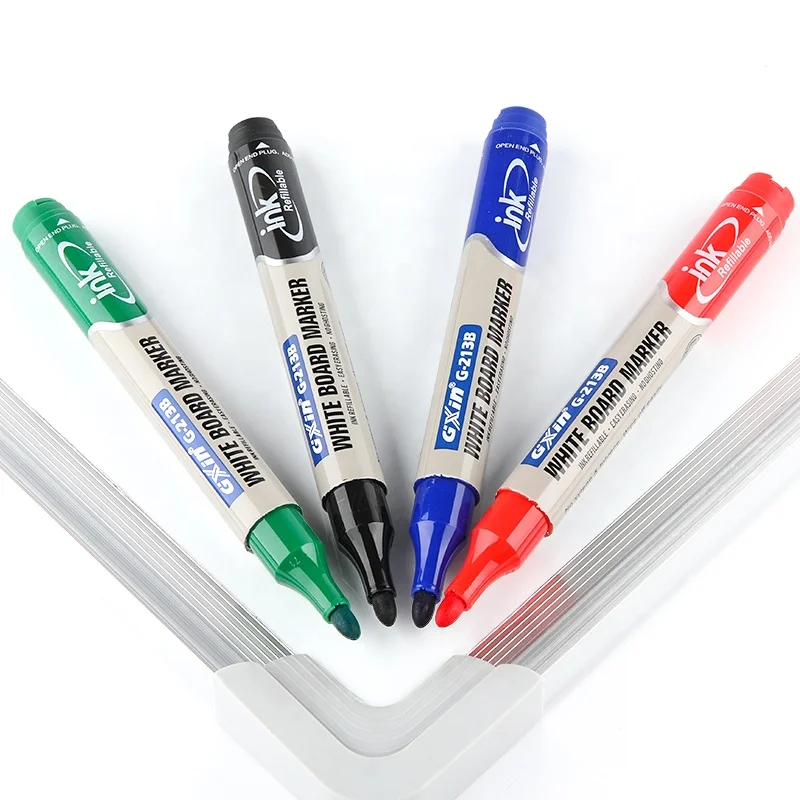 Gxin G-213B Refillable Whiteboard Marker Pen - Quick Drying, Non