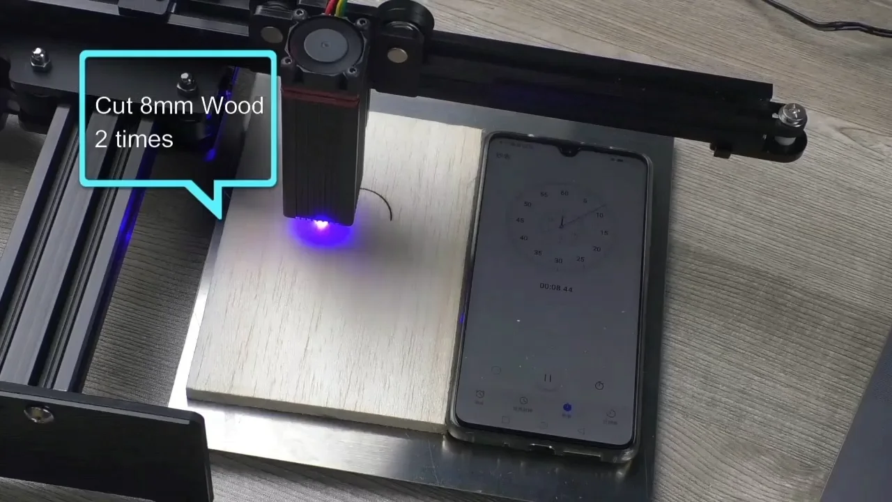 Odm Portable 20w Diode Laser Cutting Machine And 170*170mm Tire Qr Code