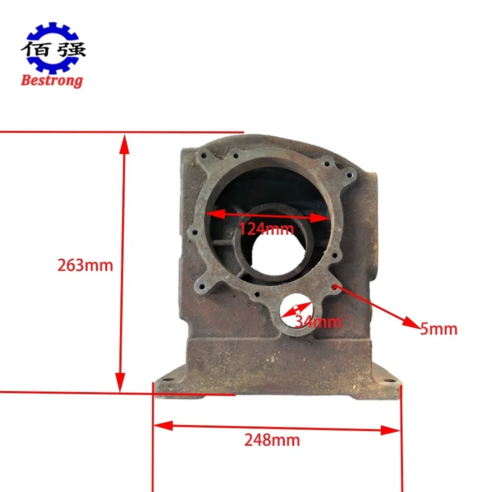 Diesel Engine Spare Parts Cylinder Block Body Case for Danyang Fenghuang Phenix R175FA 175FA Diesel Engine