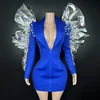 Blu con argento